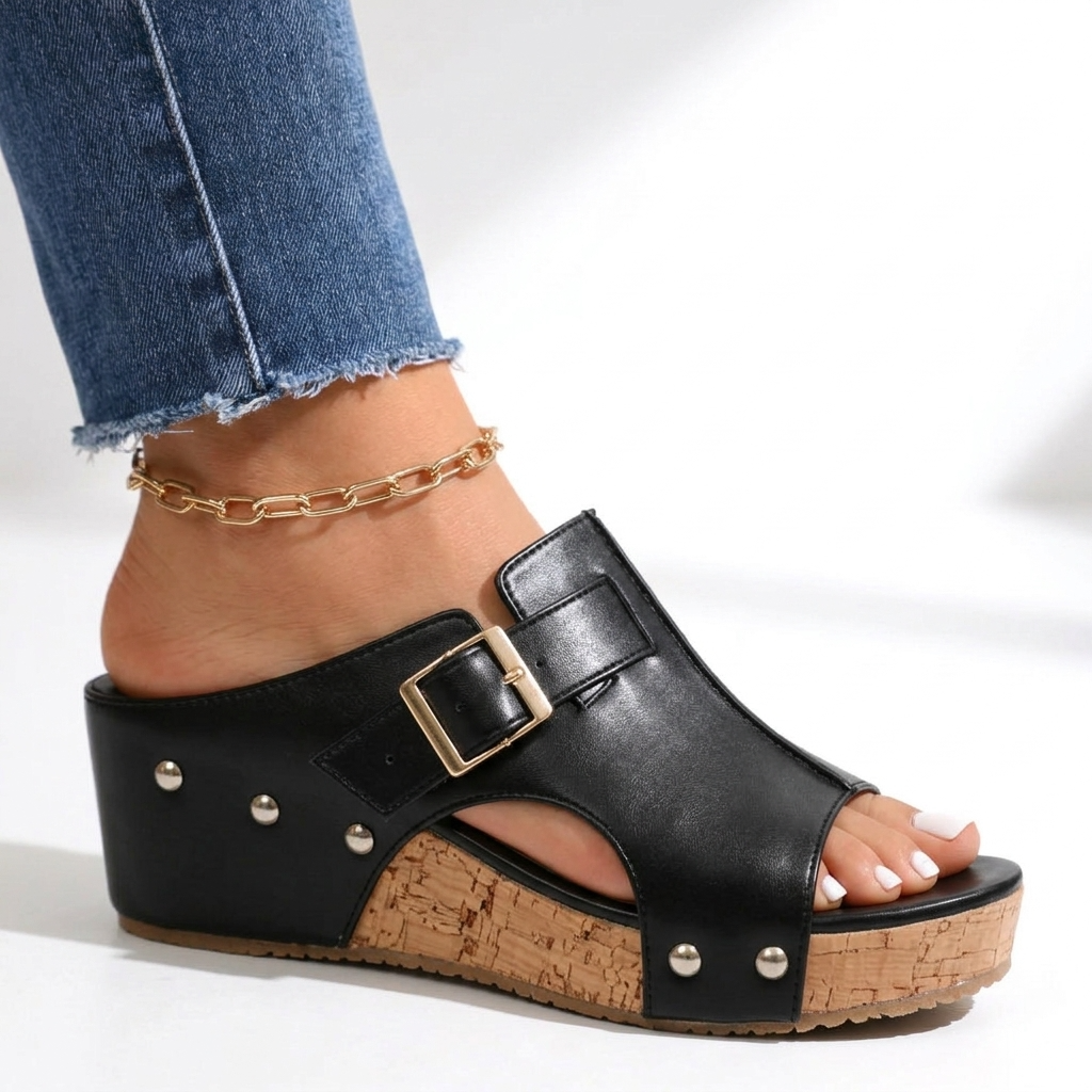 LINNEA LEATHER SANDAL