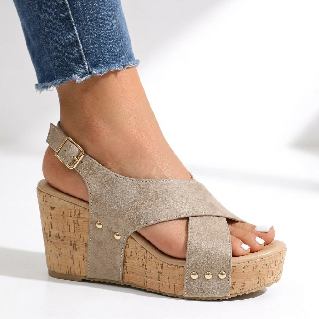 SIMONE LEATHER HEEL