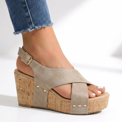 SIMONE LEATHER HEEL
