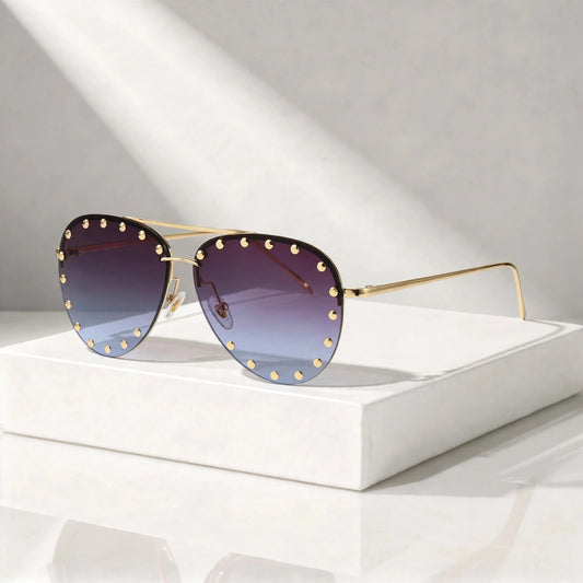CARINA STUDDED SUNGLASSES
