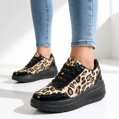 LORETTA LEOPARD SNEAKER