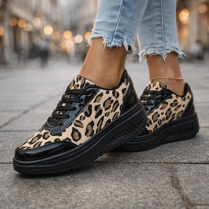 LORETTA LEOPARD SNEAKER