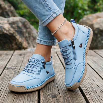 FAYE LEATHER SNEAKER