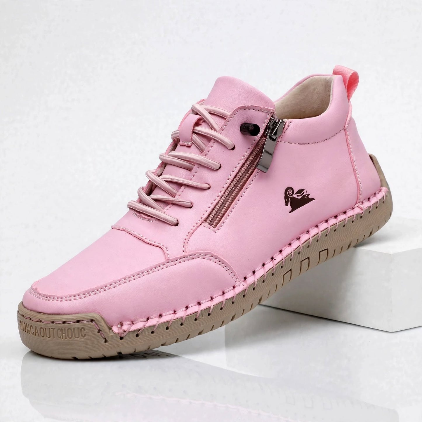 FAYE LEATHER SNEAKER