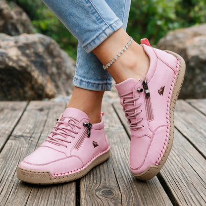 FAYE LEATHER SNEAKER
