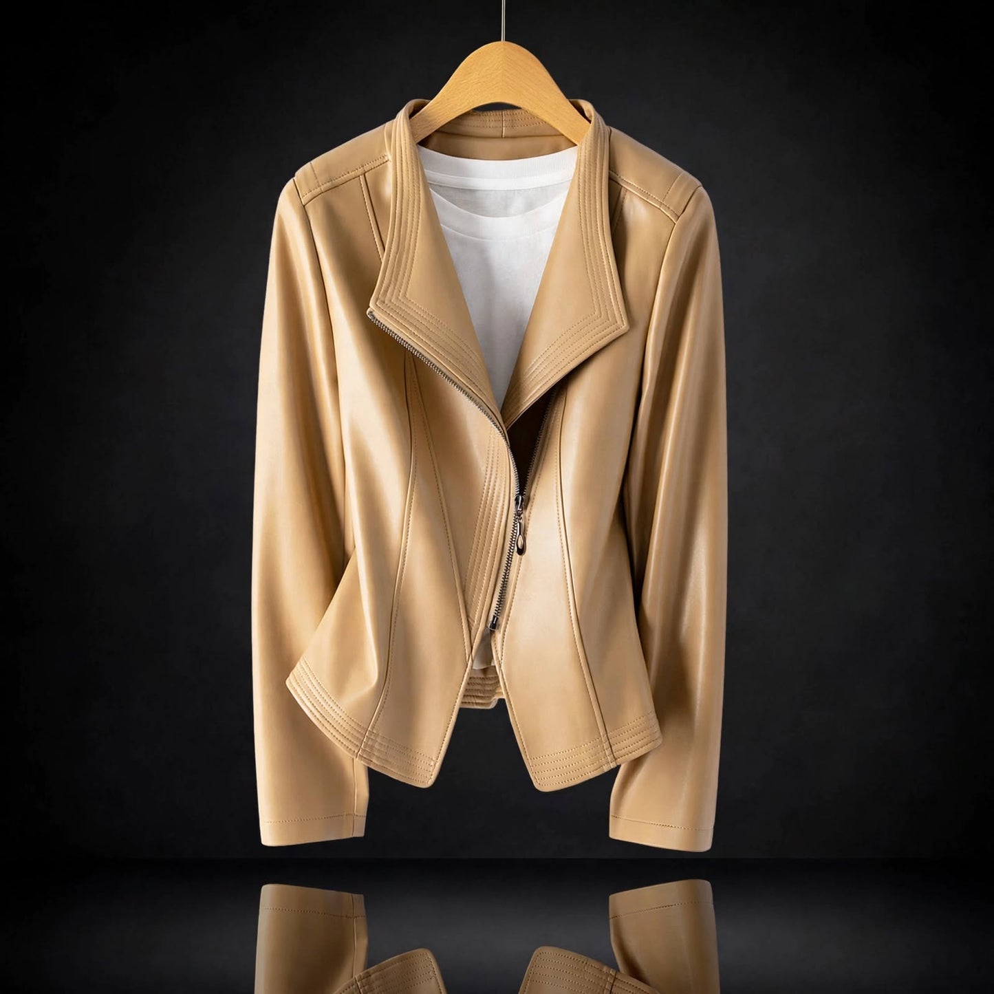 CAMILLA SHEEPSKIN LEATHER JACKET
