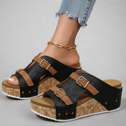 RENELLE LEATHER SANDAL