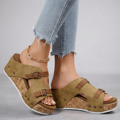 RENELLE LEATHER SANDAL