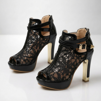 VIVAROSE LACE HEEL