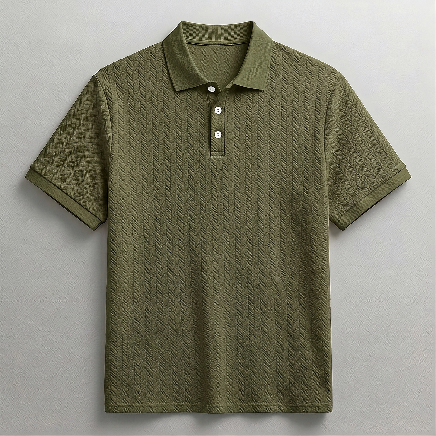 BENNETT CABLE KNIT POLO