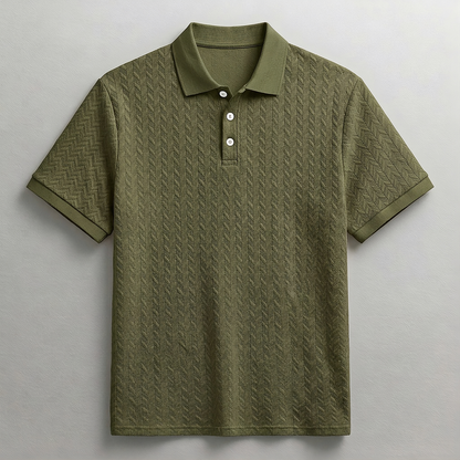 BENNETT CABLE KNIT POLO