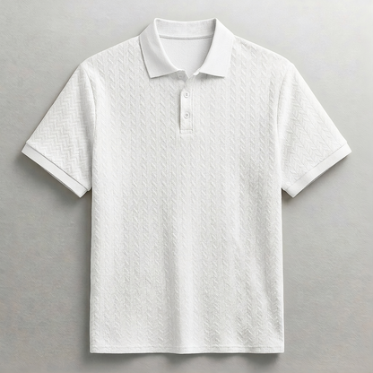 BENNETT CABLE KNIT POLO