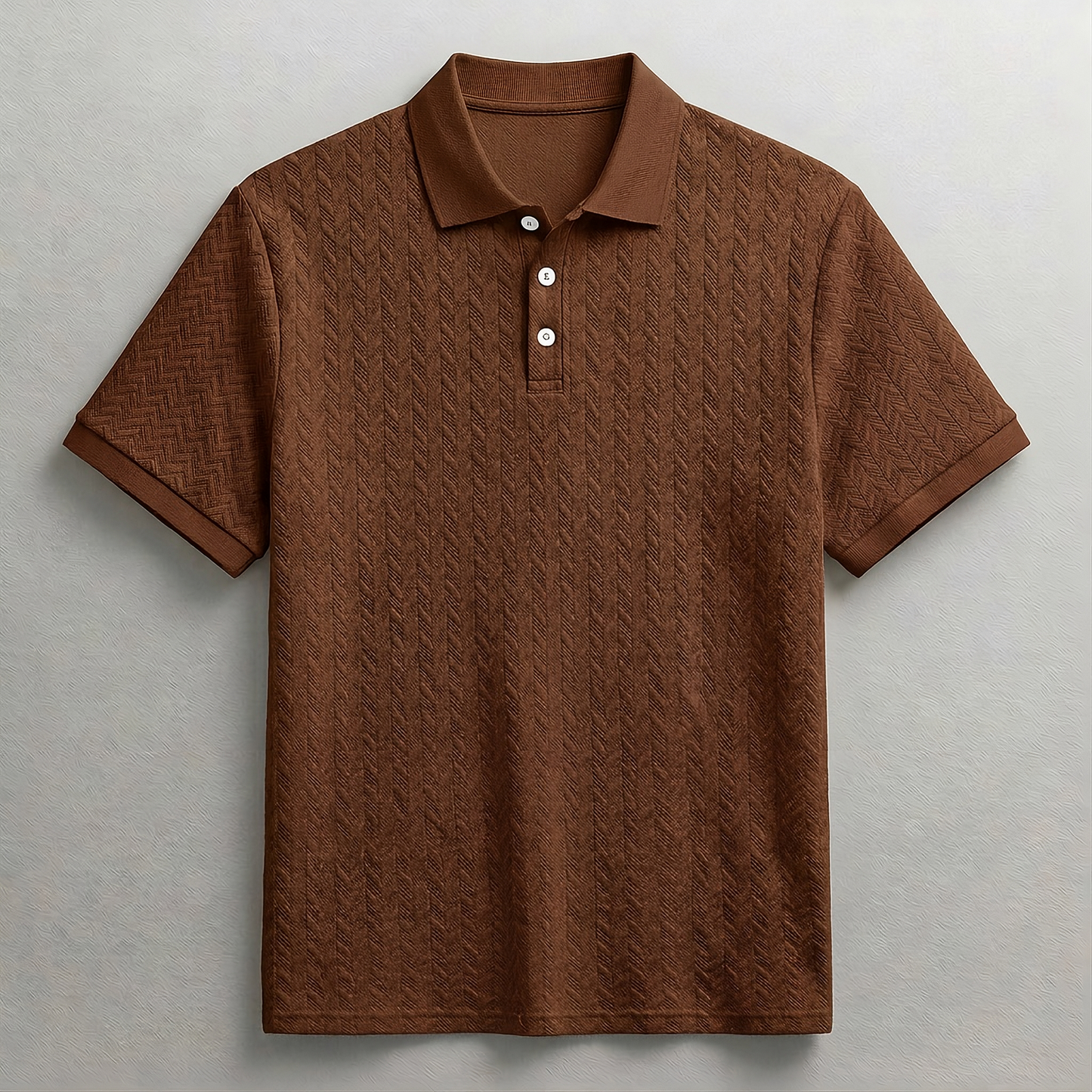 BENNETT CABLE KNIT POLO