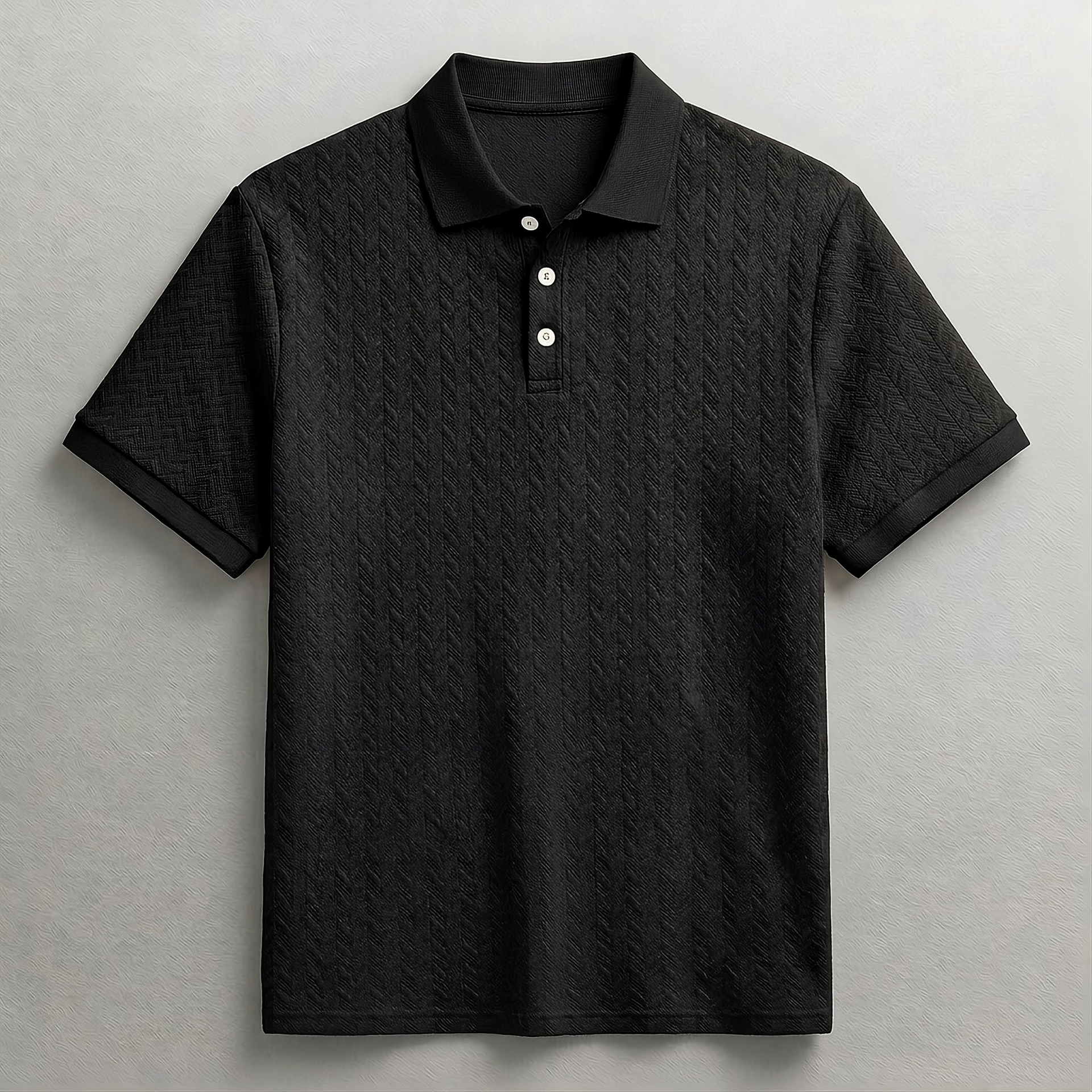 BENNETT CABLE KNIT POLO – Zander Hill