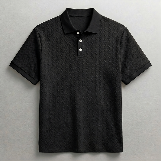 BENNETT CABLE KNIT POLO