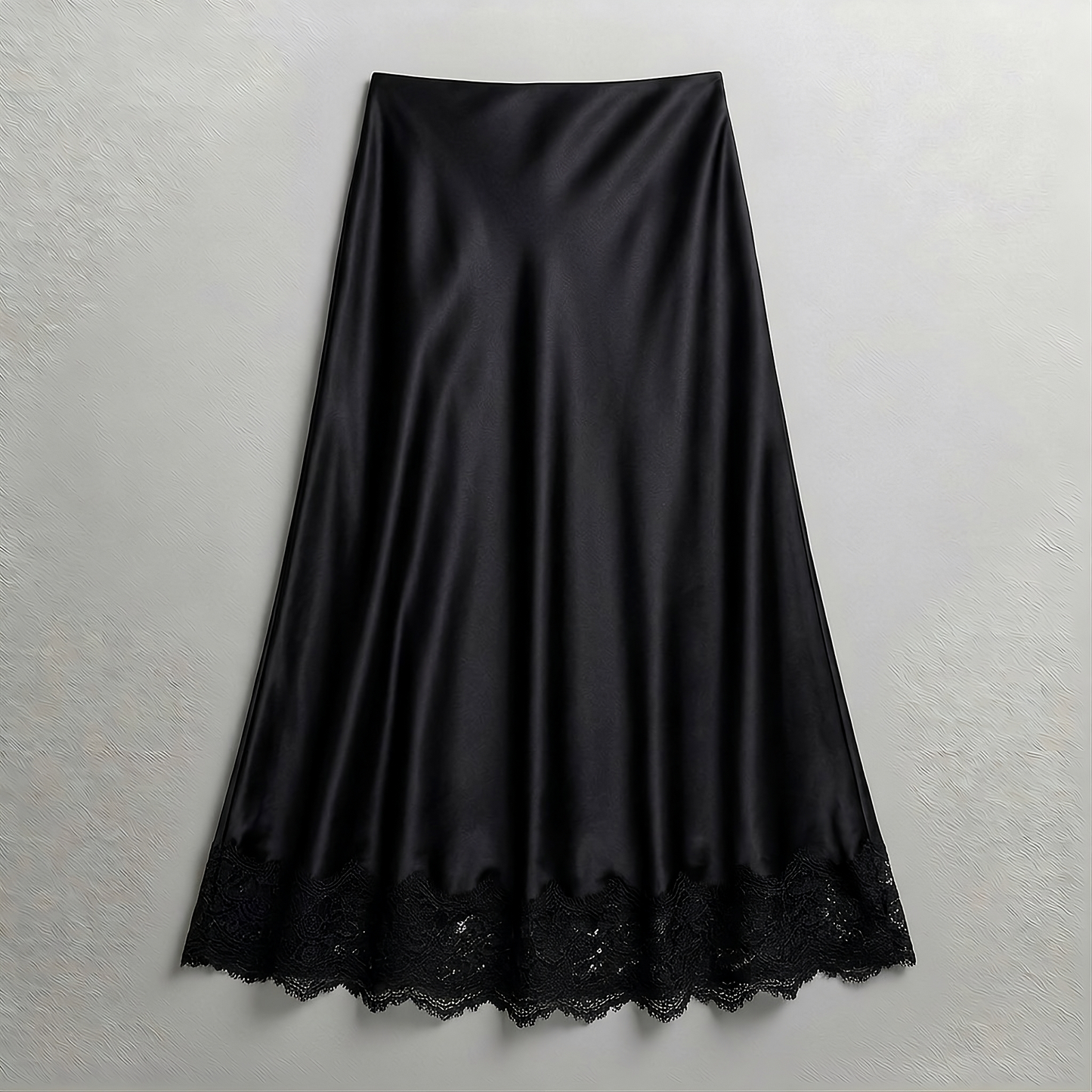 ELOISE SATIN LACE SKIRT