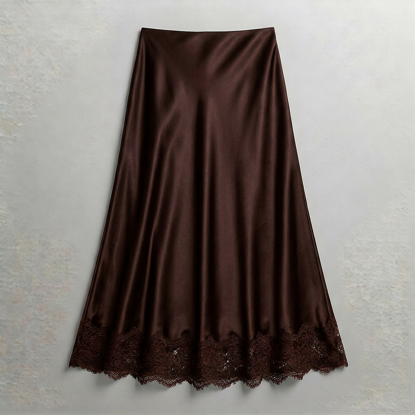 ELOISE SATIN LACE SKIRT