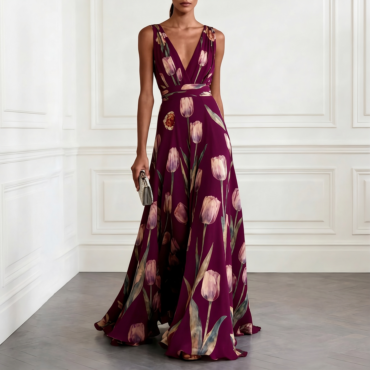 OPHELIA TULIP MAXI DRESS