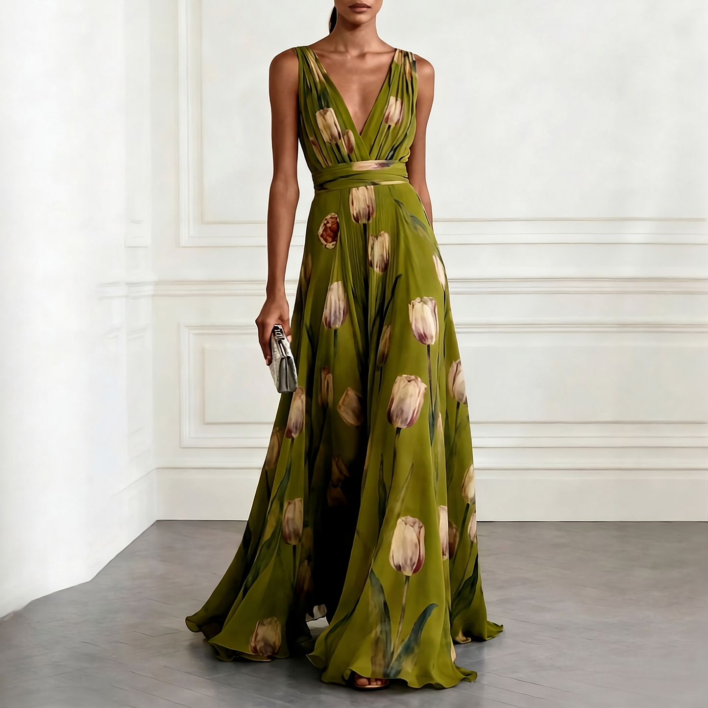 OPHELIA TULIP MAXI DRESS