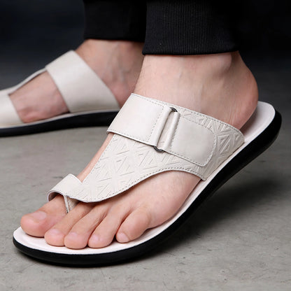 CRUZ LEATHER STRAP SANDAL