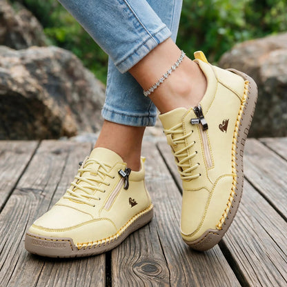 FAYE LEATHER SNEAKER
